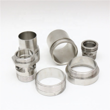 custom CNC turning machining stainless steel pipe fittings